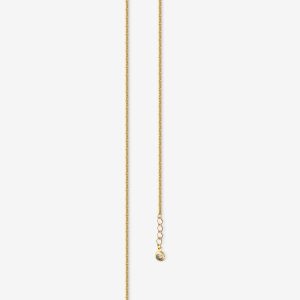 Facetterade kulor halsband – 18k guld, zirkonia