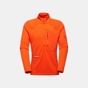 Eiger Nordwand Advanced FL Half Zip Pull Herr Eiger orange