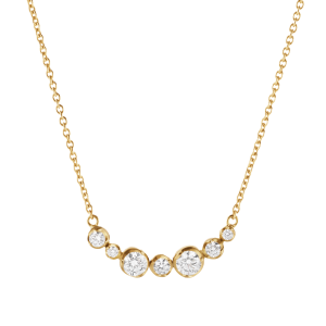 GJ Signature Diamonds halsband – 18k guld, diamanter 0.22ct