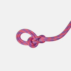 9.5 Crag Dry Rope Duodess 70m Lavendel-vibrerande orange