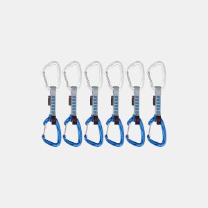 Crag Wire 10 cm indikator 6-pack snabbdragare silver-ultramarin