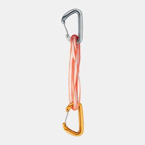 Sändartråd 60 cm Quickdraw Ljusgrå-guld