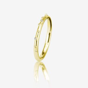 Shine ring – 18k guld, diamanter