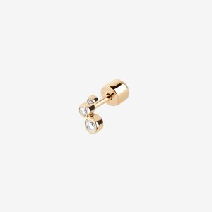 Coco Stud – 14k guld, labbodlade diamanter