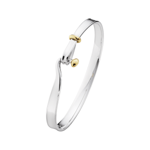 Torun armring – silver och 18k guld