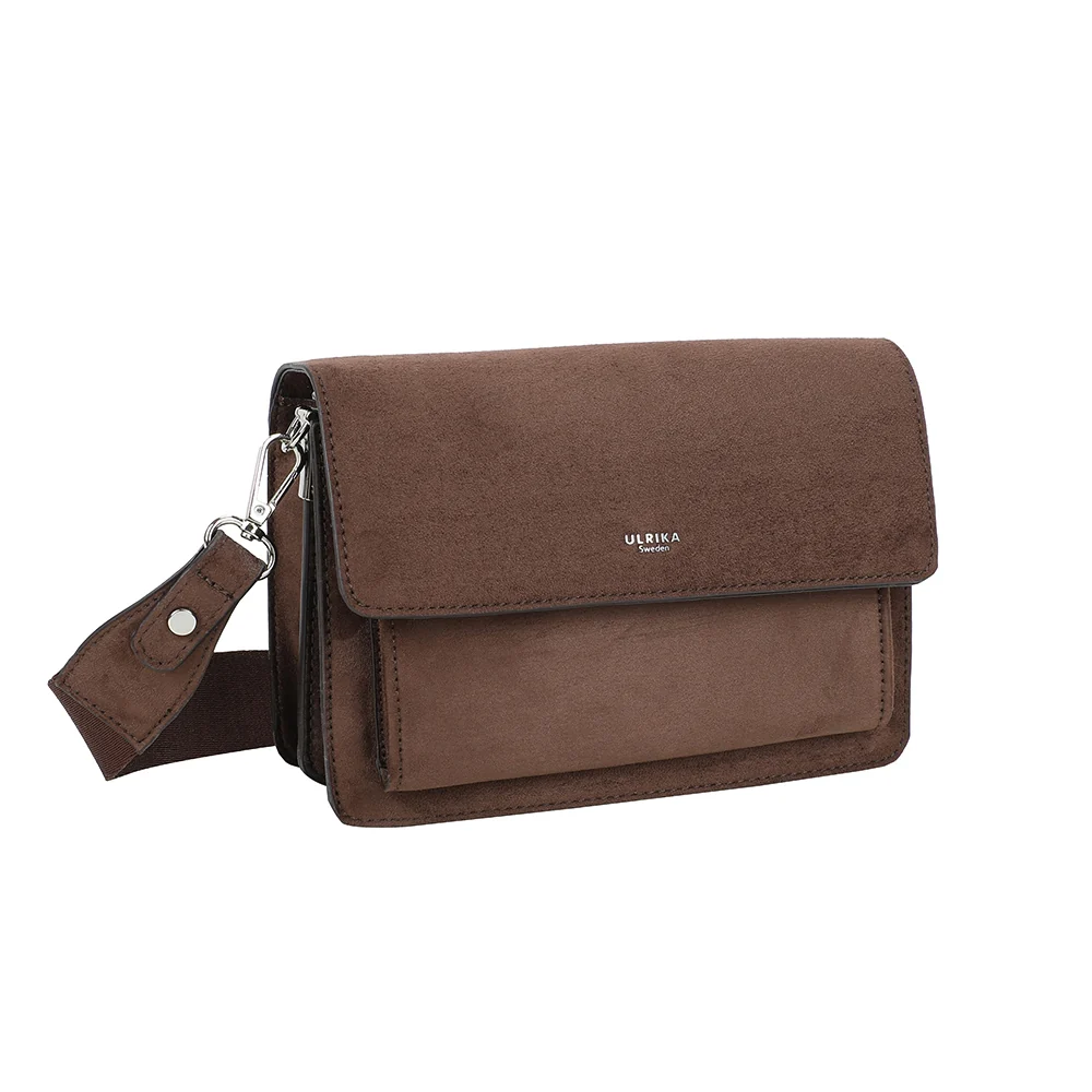 Ulrika Design Boxväska Suede mörkbrun - Bild 3