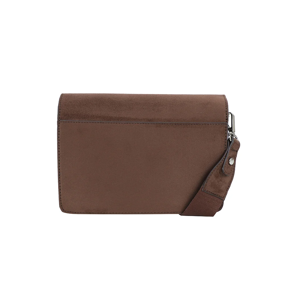 Ulrika Design Boxväska Suede mörkbrun - Bild 4