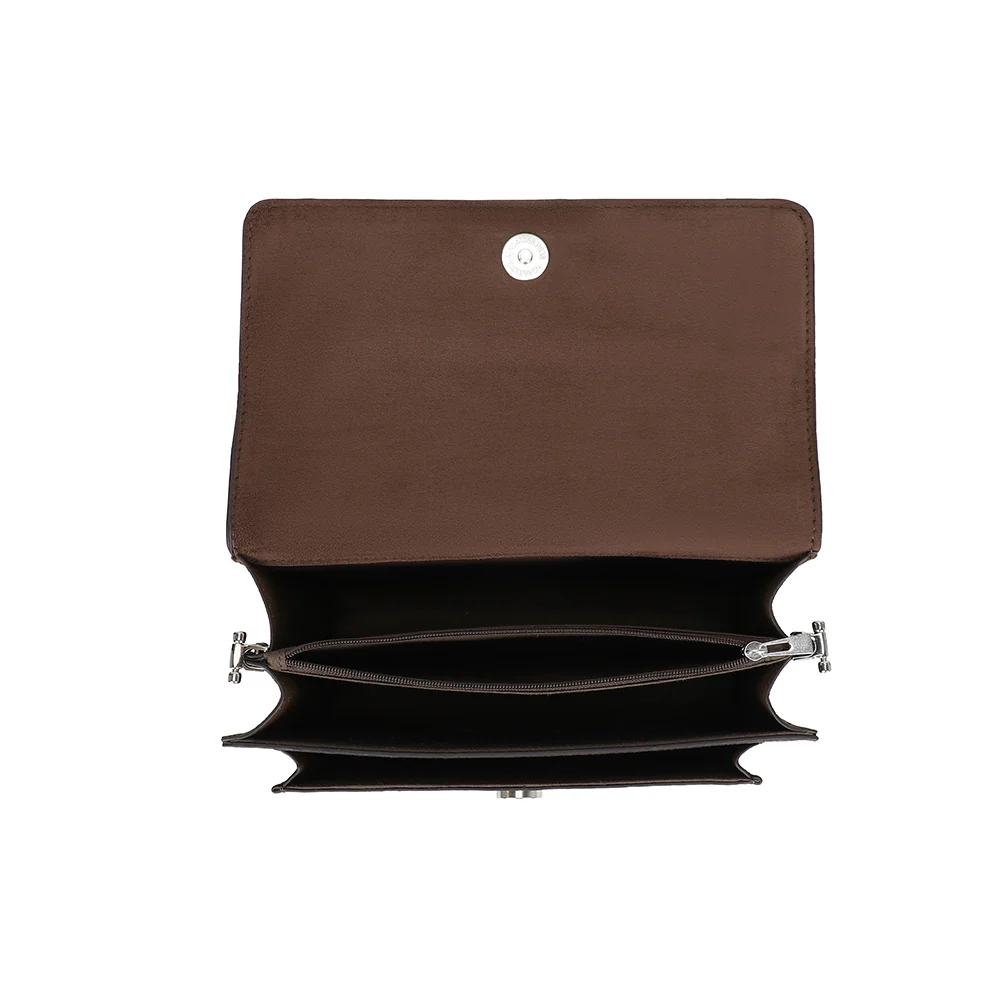 Ulrika Design Boxväska Suede mörkbrun - Bild 5