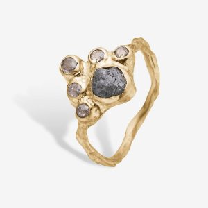 Zenith Emperor ring – 14k guld, diamanter