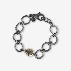 Orion Topka armband – 14k guld och silver, diamanter