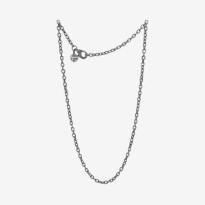 Venice Slim halskedja – oxiderat silver i olika längder 45-80cm
