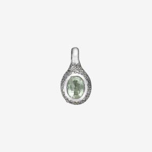Frida Pavé hänge – silver, ametist och diamanter