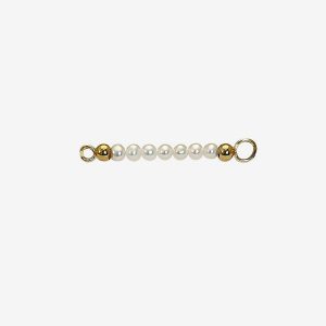 Multi Color påhänge för armring/halsband – 18k guldpläterat silver, pärlor