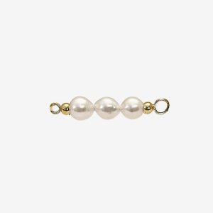 Mulit Color påhänge för armring/halsband – 18k guldpläterat silver, barock pärlor
