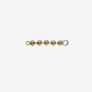 Multi Color påhänge för armring/halsband – 18k guldpläterat silver
