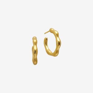 Melo creoler – 18k guldpläterat silver