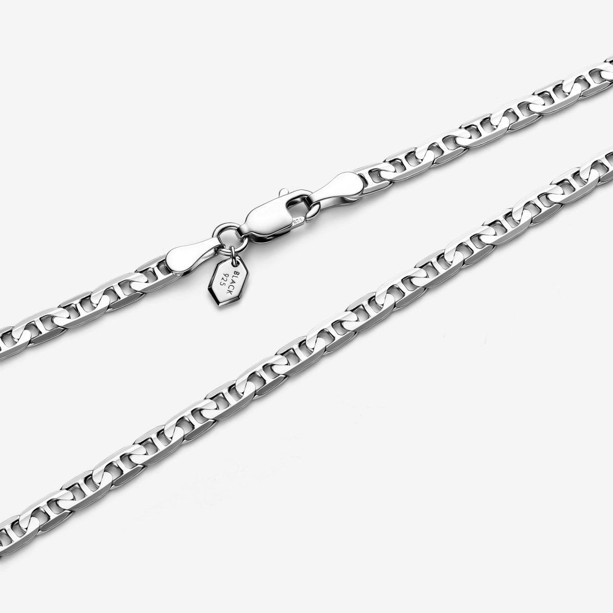 Carlo halsband 50cm – silver - Bild 6
