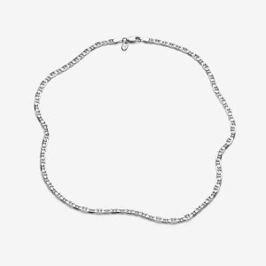 Carlo halsband 50cm – silver