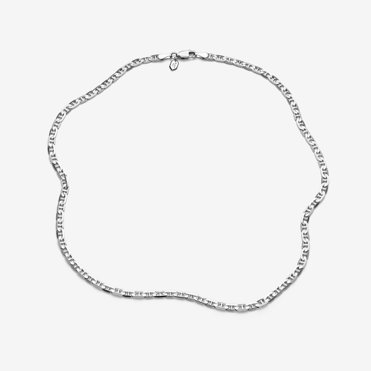 Carlo halsband 50cm – silver