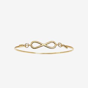 Eternity armring – 18k guldpläterat silver