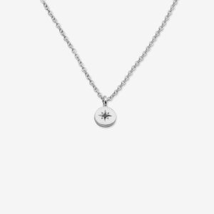 Reach For The Stars halsband – 18k vitguld, svart diamant