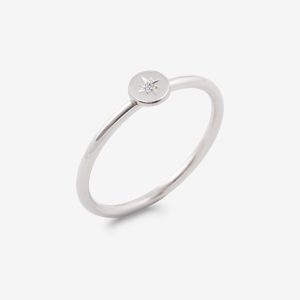 Reach For The Stars ring – 18k vitguld, diamant