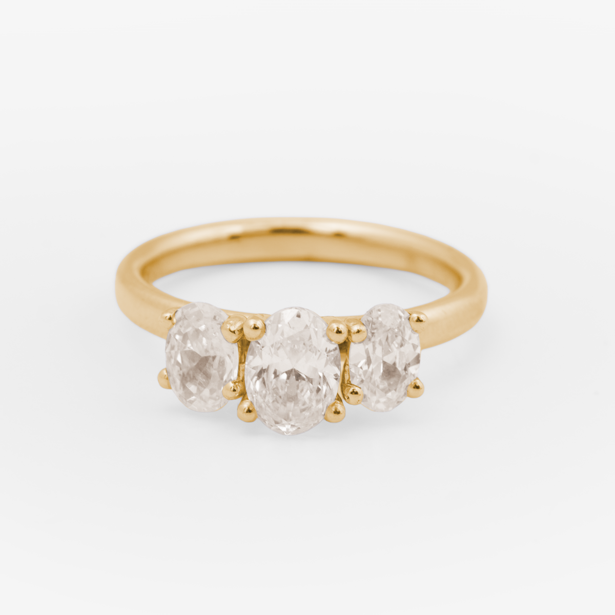 Jealousy – 18k vitguld, ovalslipade diamanter 1.75ct - Bild 4