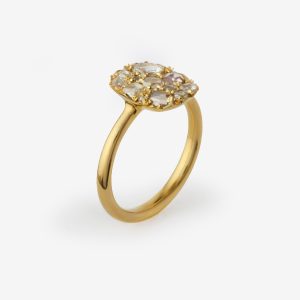 Into The Wild ”Classic Rose” ring – 18k guld, diamanter