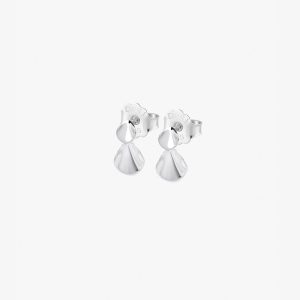Hortensia drop studs – silver
