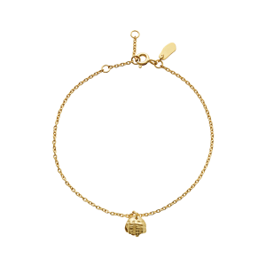 Perla armband – 18k guldpläterat silver, sötvattenspärla