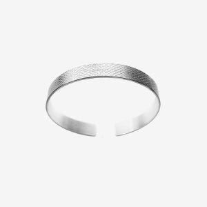 Wire Cuff Slim armring – silver