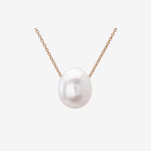 Halsband – 18k guld, pärla 7mm