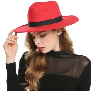 Fedora hatt i ullfilt