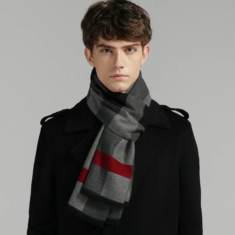 Lyxig scarf för män