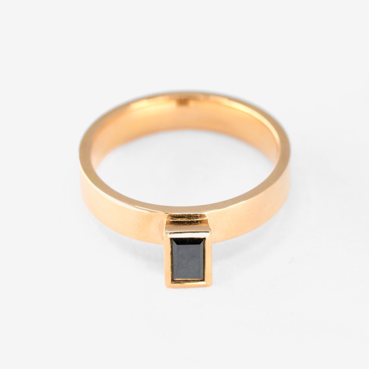 Lust For Life ”Mellan Kombo” – 18k guld, baguetteslipade svarta diamanter - Bild 4