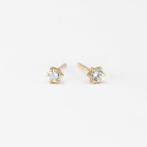 Promise 3 örhängen – 18k guld, diamanter