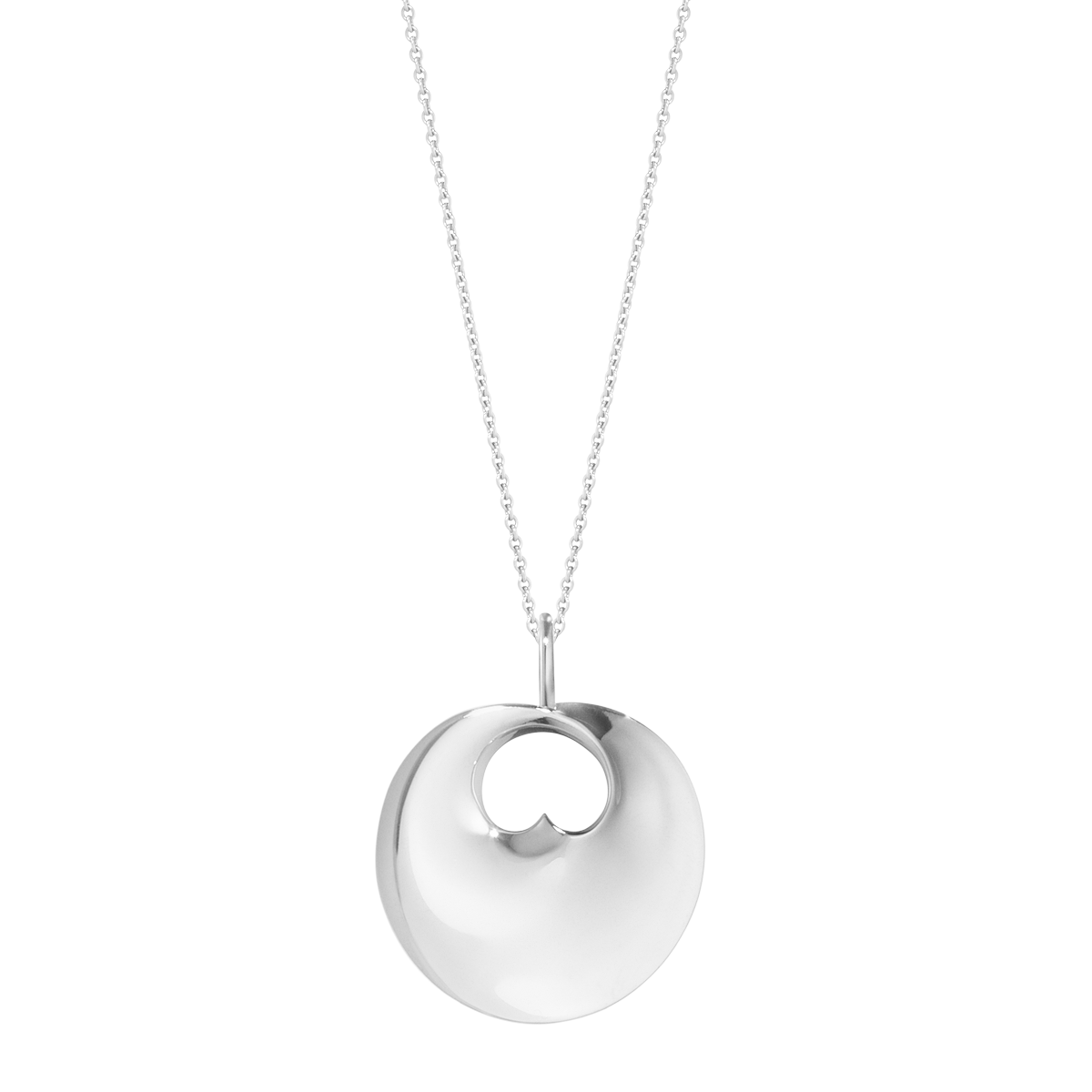 Hidden Heart halsband – silver