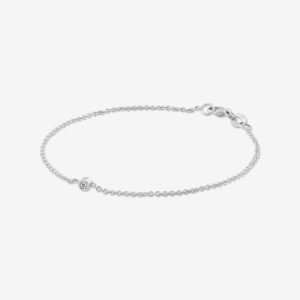 Tiny Dancer armband – 18k vitguld, diamant