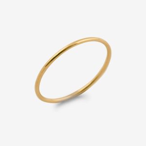 Tiny Dancer ring 1mm – 18k guld
